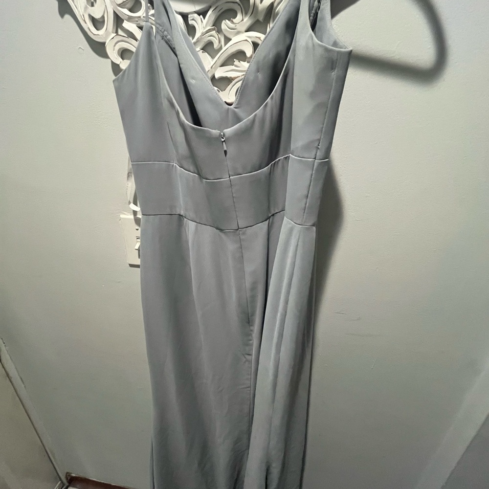Sophisticated Gray Wedding Dress